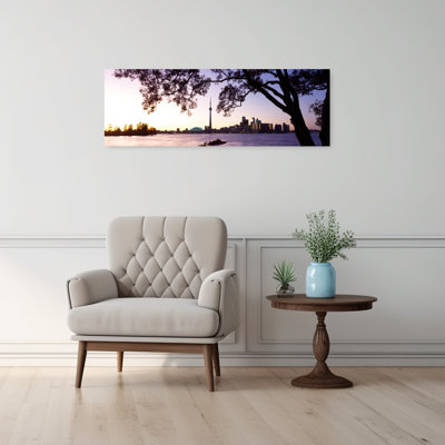 Skyline Cn Tower Skydome Toronto Ontario Canada Abstract Contemporary Architecture City Wall Art