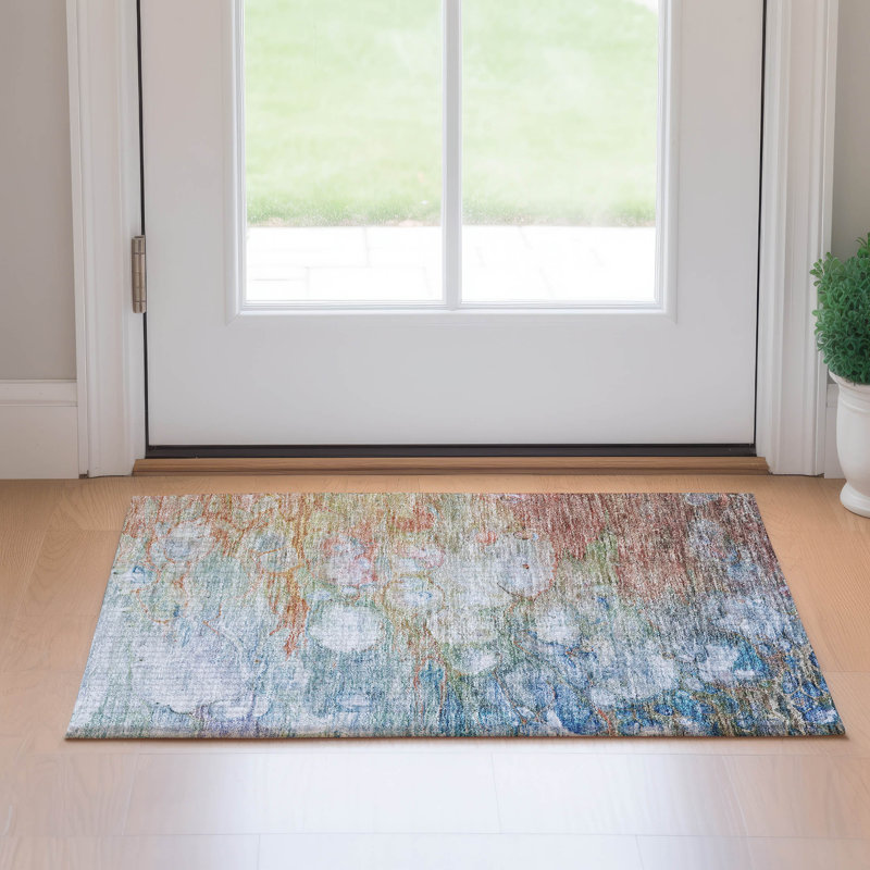 Tapis corail Prisco lavable à la machine de qualité supérieure, Rectangle 1 pi 8 po x 2 pi 6 po