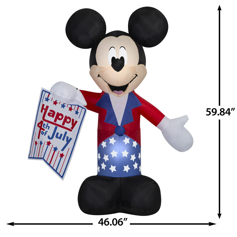 Lumière du jour de l’Independance, patriotique, Mickey-Disney