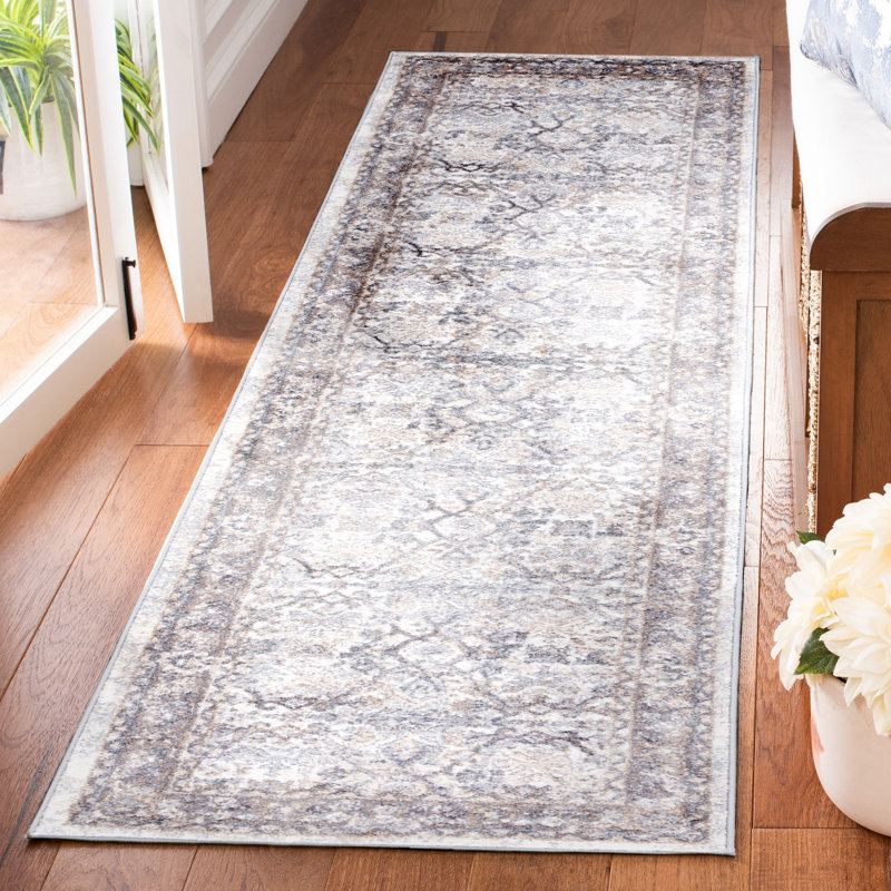 Tapis oriental de performance Hank, Tapis de couloir 2 pi 3 po x 9 pi