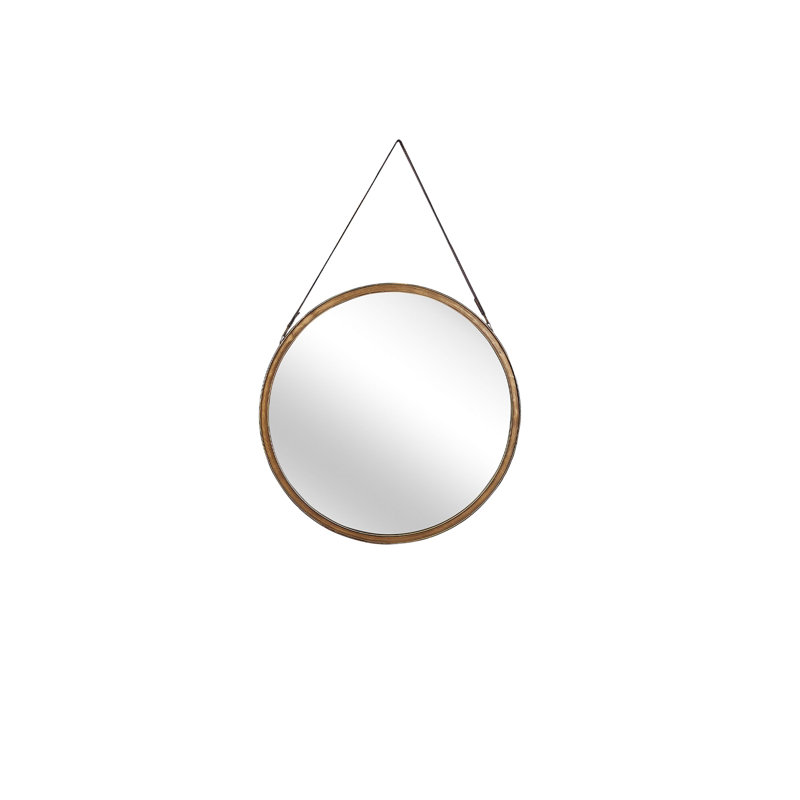 Kimes Metal Flat Wall Mirror