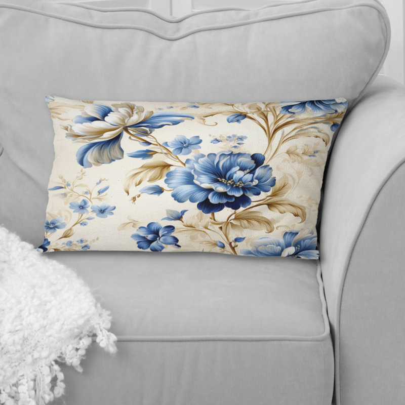 Floral Throw Pillow