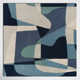 Gaye Handmade Wool Teal/Navy/Beige Rug