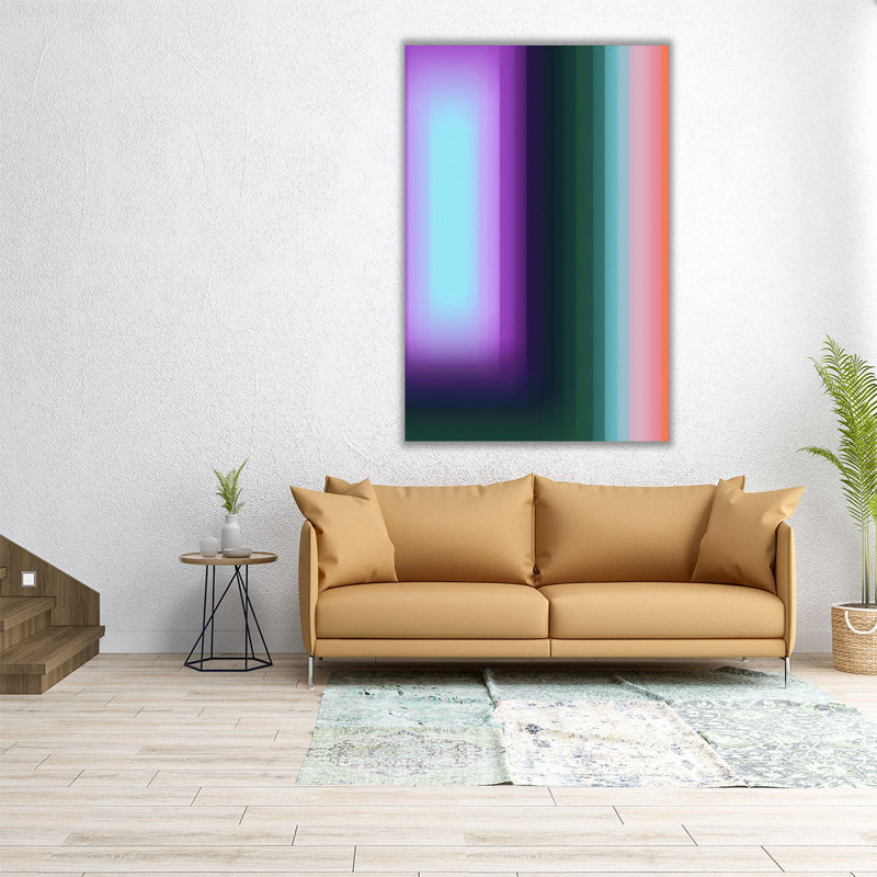 Glitch Sequence II - Canvas Print Wall Art, 18" H x 12" W