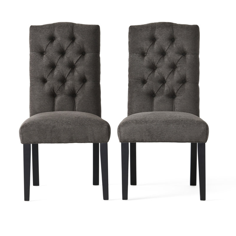 Ensemble de 2 chaises Harriet Kd, Gris foncé