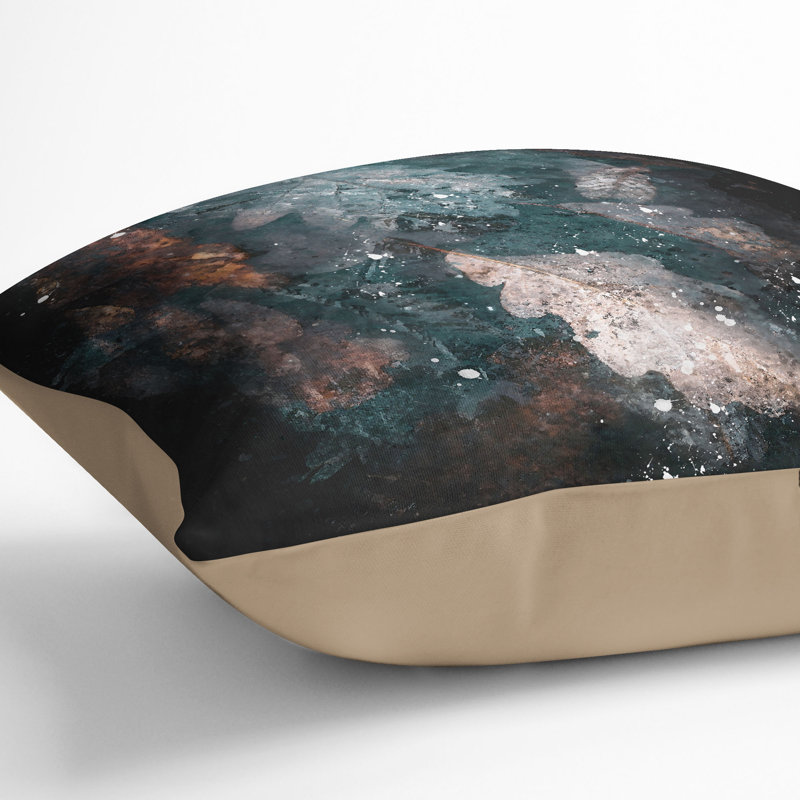 Square Throw Cushion, 40cm H x 40cm W x 15cm D, Stone