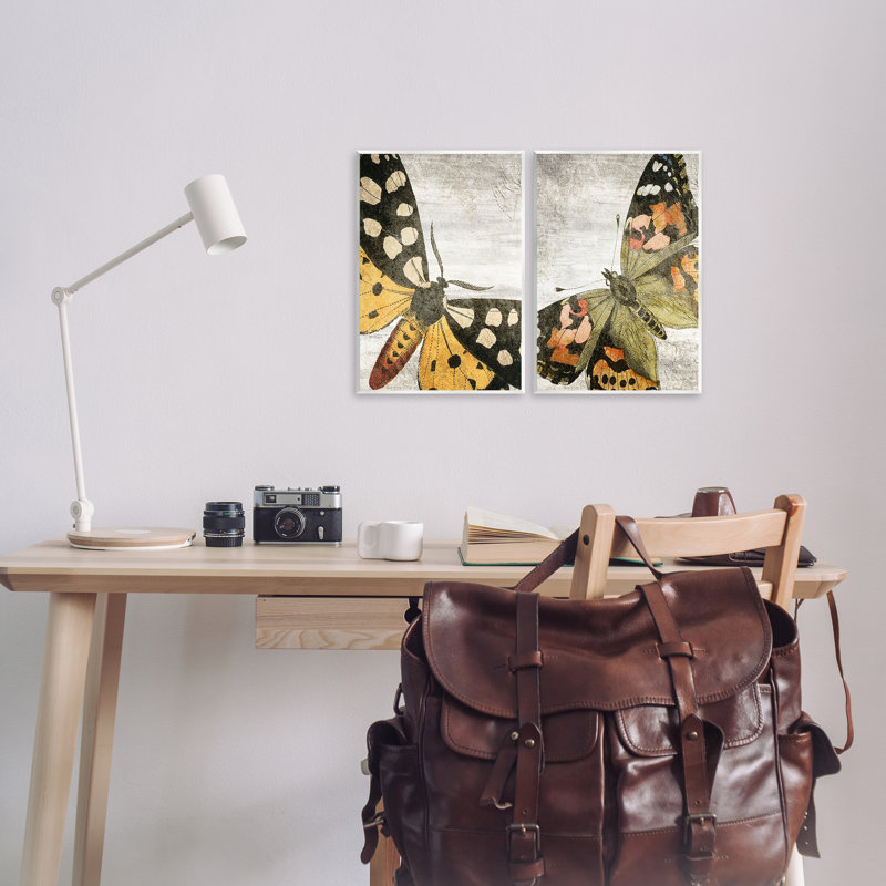 Ensemble de 2 plaques murales vintage par Kim Allen