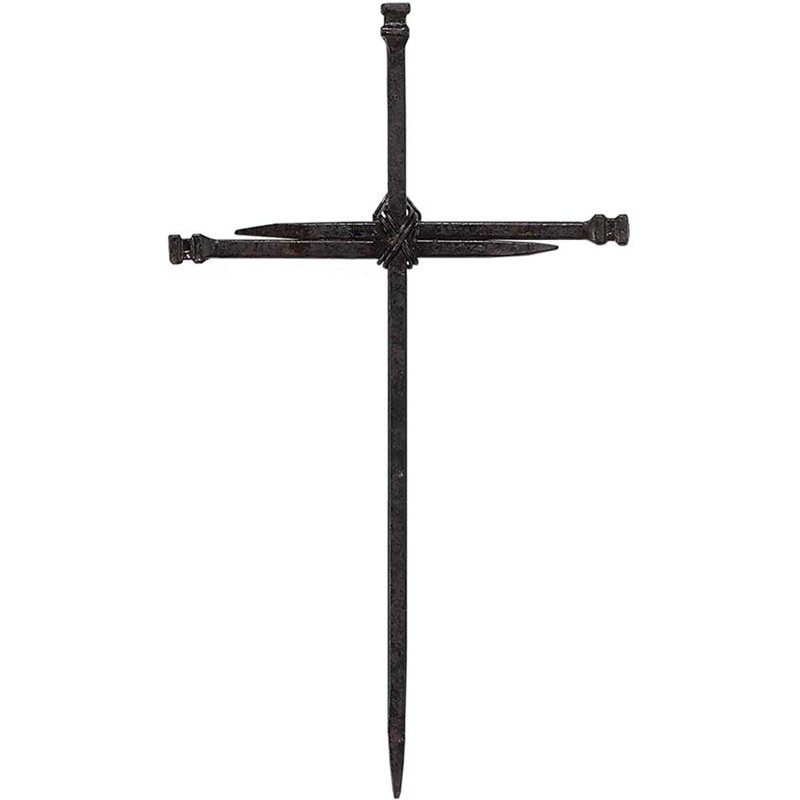 Décoration murale croix, H 12,5 po x l 5,5 po x p 0,5 po