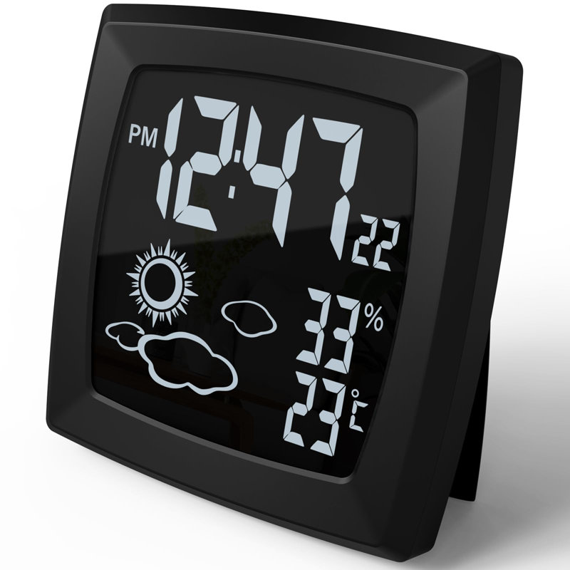 Power Alarm Temperature And Humidity Travel Alarm With Automatic Charging