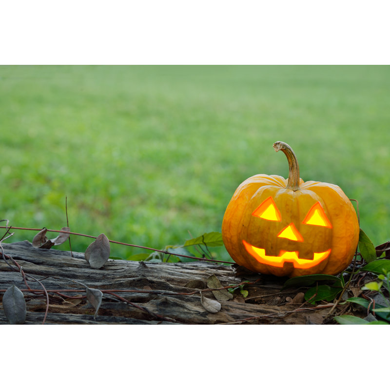 Jack O Lantern by Joey333 - Wrapped Canvas Print, 30cm H x 46cm W x 3.8cm D