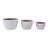 Planters Pottery Clay Modern Textured Round Design Decorative Bowl Style Set Of 2-996099834