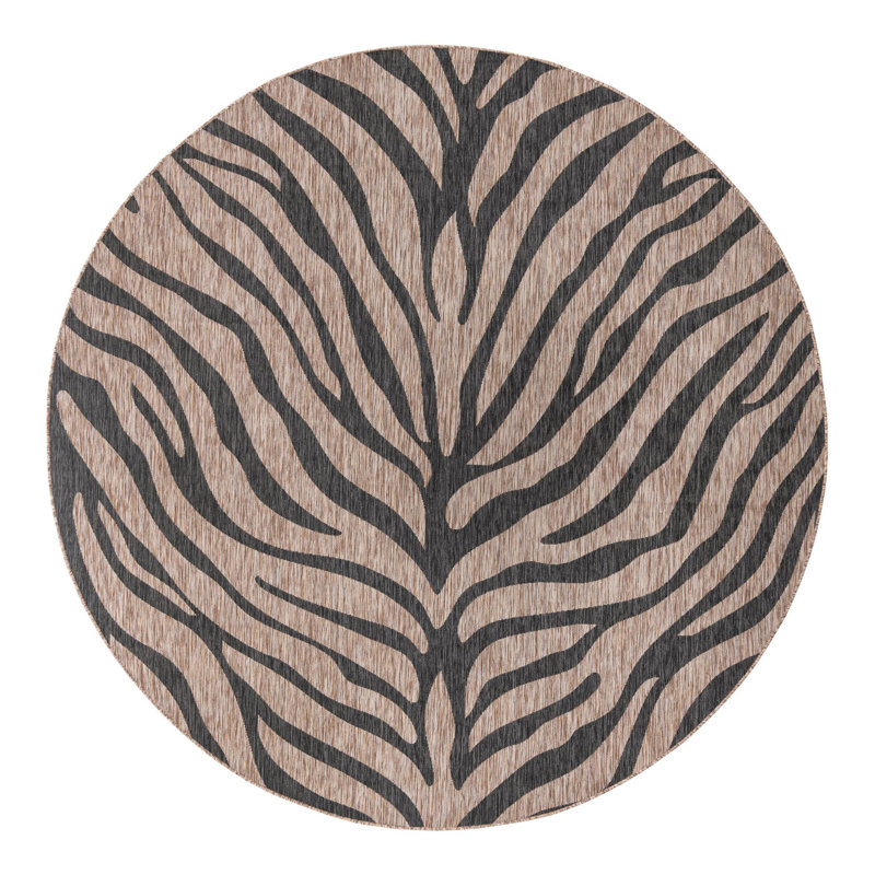 Tapis safari Natural_Unique Loom, Rond 10 pi