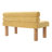 Yisroel Upholstered Dining Bench With Rubberwood Legs & Rolled Backrest-1509096629-1509096627