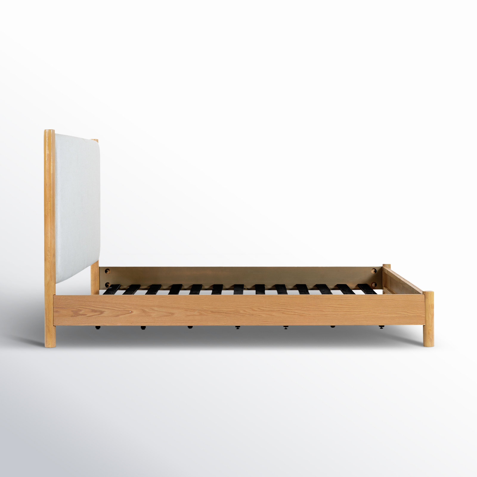 Kaplan Wood Bed, Natural/Beige, Queen
