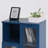 Wooden Floor Cabinet with 2 Glass Doors and 2 Storage Spac-1569510628