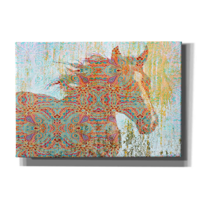 " Pattern Horse " by Irena Orlov, 18" H x 26" W x 0.75" D