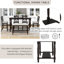 Piece Dining Table Sets(Must include both Table and Chair) with Storage-1434964899
