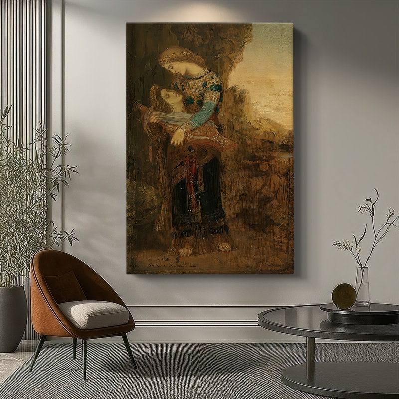 Orphée - toile tendue par Gustave Moreau, 32 x 48