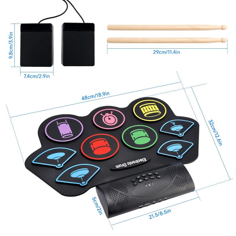 Ensemble de pratique tambour à main