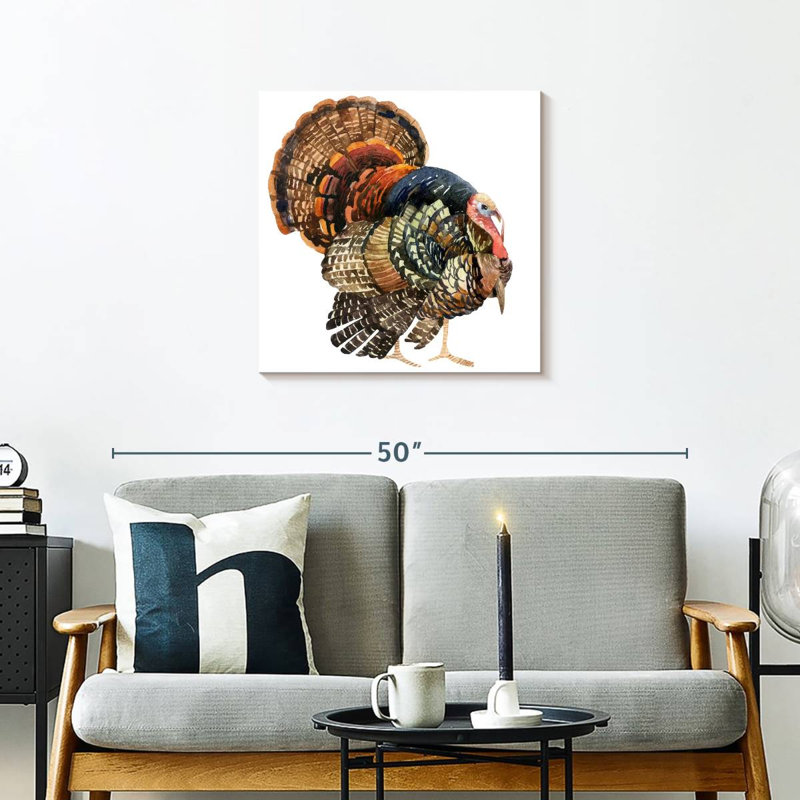 Brampt Turkey, 24" H x 24" W
