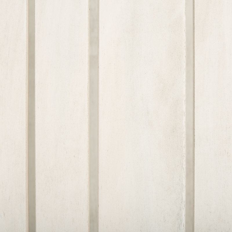 Banc en bois tête-à-tête en bois, Blanc