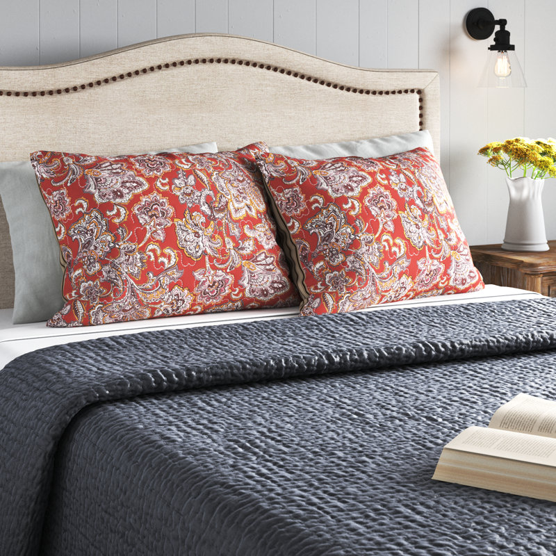 Lyndon Tasmin Velvet Quilt, Queen Quilt, Sea Fog Blue
