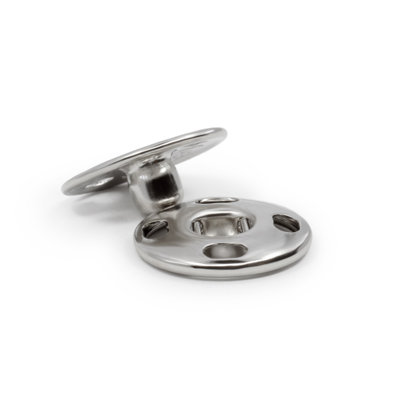 Dritz Sew-On Snaps, 1/2", Silver, 48 Sets