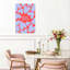 «Best Mama Hearts», impression murale contemporaine colorée-336430290