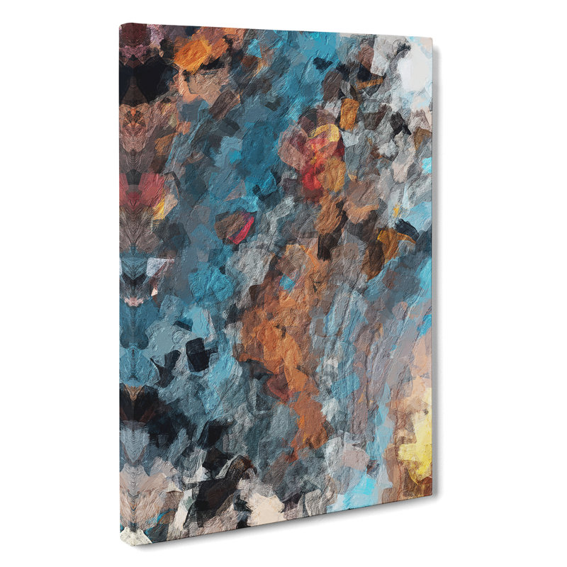 Always Forever Abstract - Wall Art, Wrapped Canvas, 50cm H x 35cm W, No Matte