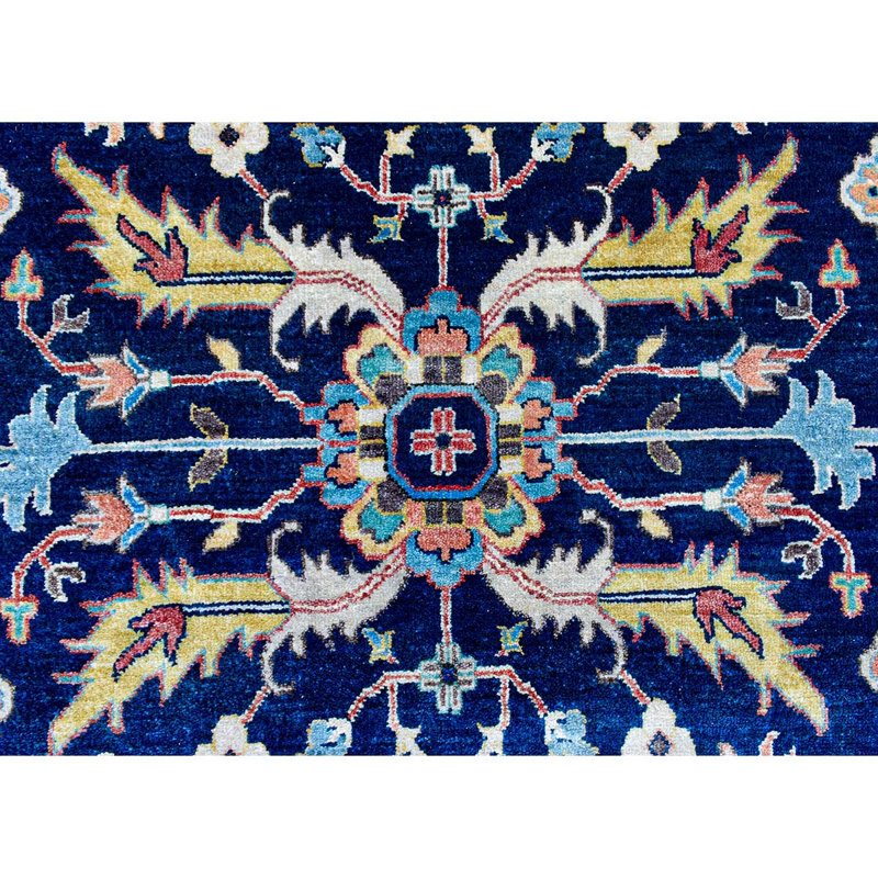 Wool Oriental Area Rug, Rectangle 6' x 9'