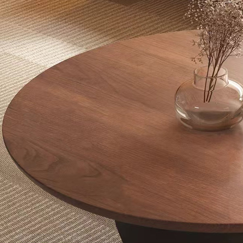 Table basse simple de style italien, Brun, Noir