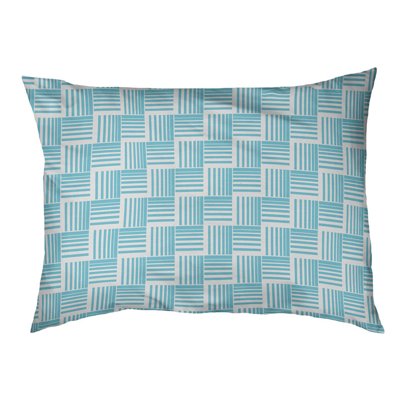 Coussin Cheng, Petit (l 28 po x P 6 po x H 18 po), sarcelle