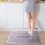 Paillasson Jebreel bleu antidérapant, tapis de porte absorbant, antirouille et antidérapant pour l'intérieur et l'extérieur.-229753843