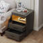 45cm W Manufactured Wood Bedside Table-16667160