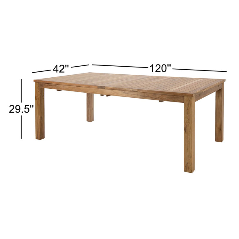 Tribeca Outdoor Teak Dining Table