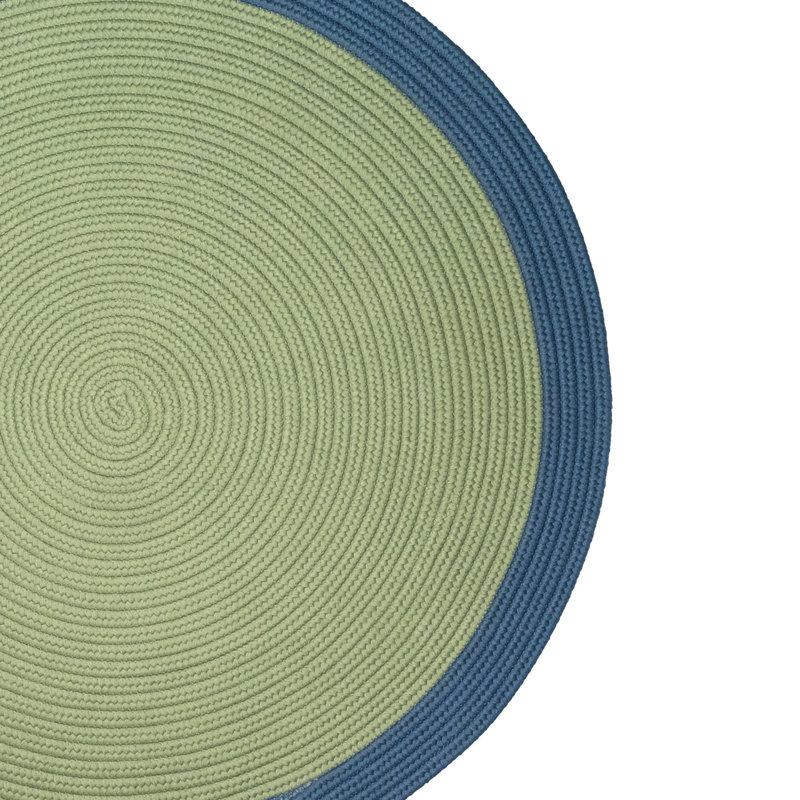 Tapis rond intérieur / extérieur Cindylou, Rond 144 po