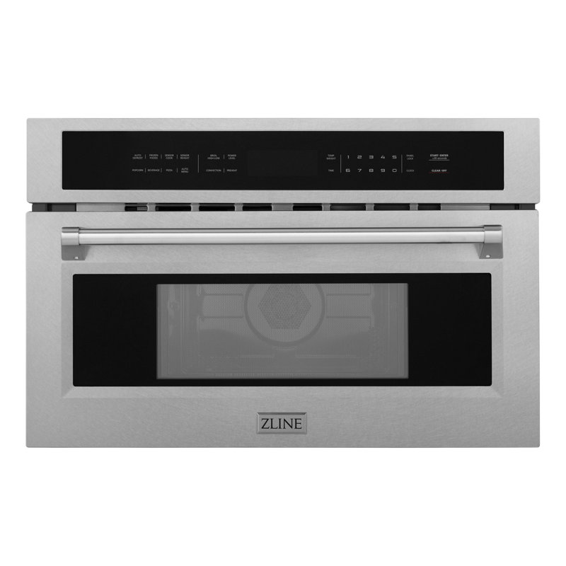 ZLINE 30 in. Built-in Convection Microwave Oven in Stainless Steel with Speed and Sensor Cooking, Satin Stainless Steel