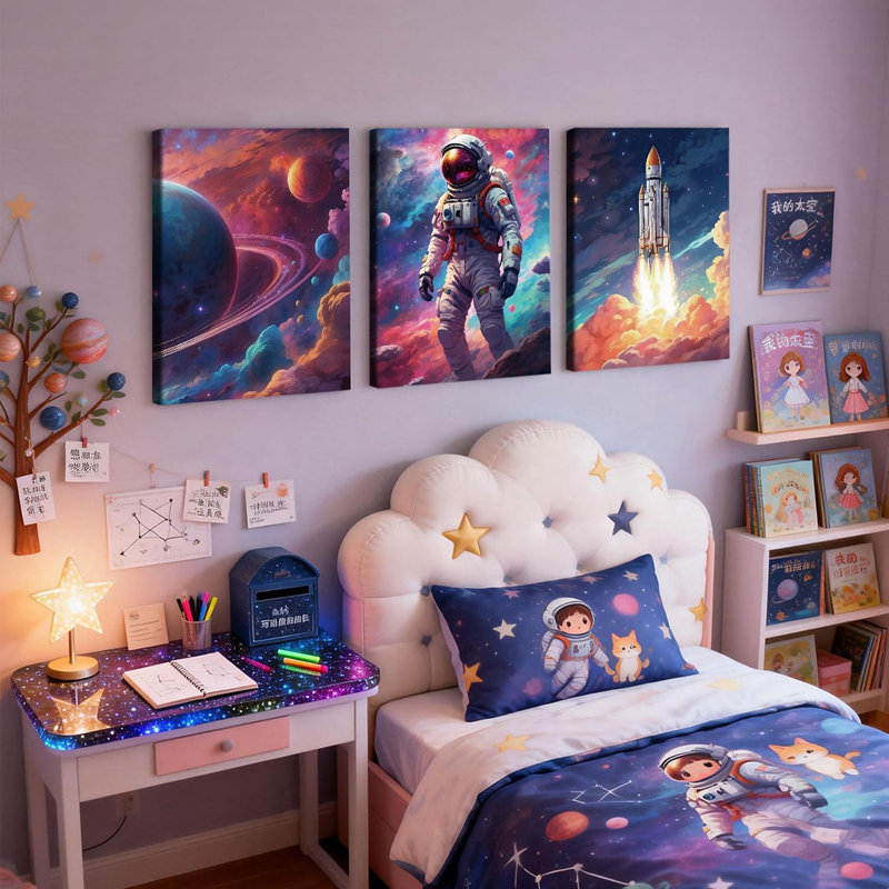3 Piece Wrapped Canvas Print