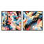 Cordal - ensemble de 2 reproductions d'art abstrait-102574300-102574301