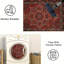 tapis de salon, grand tapis lavable antidérapant, tapis à motif de médailles rétro bohémien adapté aux chambres à coucher, aux salles à manger, aux bureaux de famille, aux garderies, aux dortoirs, aux fermes, au rouge rétro-1368145798
