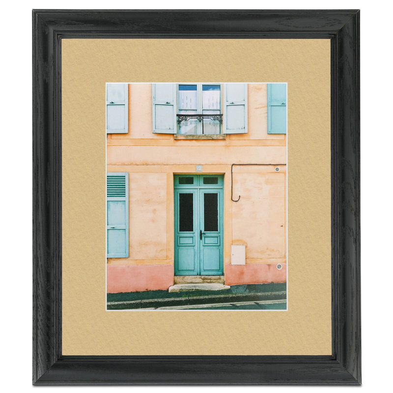 White Single Picture Frame, Autumn Gold