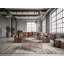 Set of 2 Rectangular Aluminium Nesting Coffee Tables in Silver