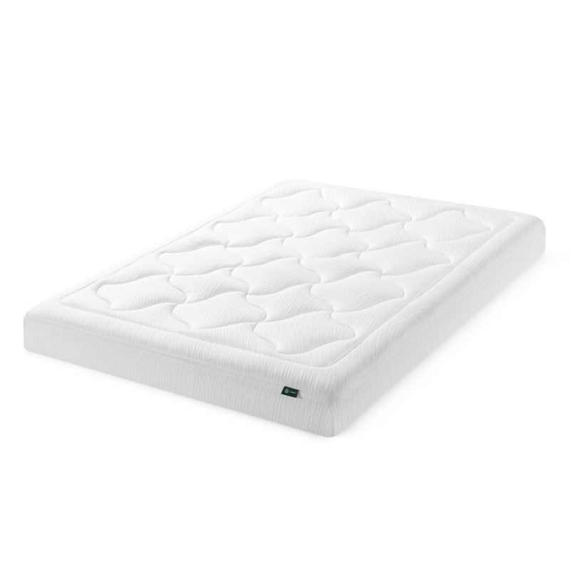Twin 8" White Memory Foam Mattress with Quilted Cover