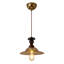 Luminaire suspendu en verre massif Mid-Century en verre texturé rétro-968549481-968549483