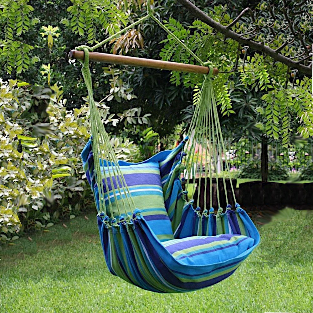 Fabric hanging clearance chair