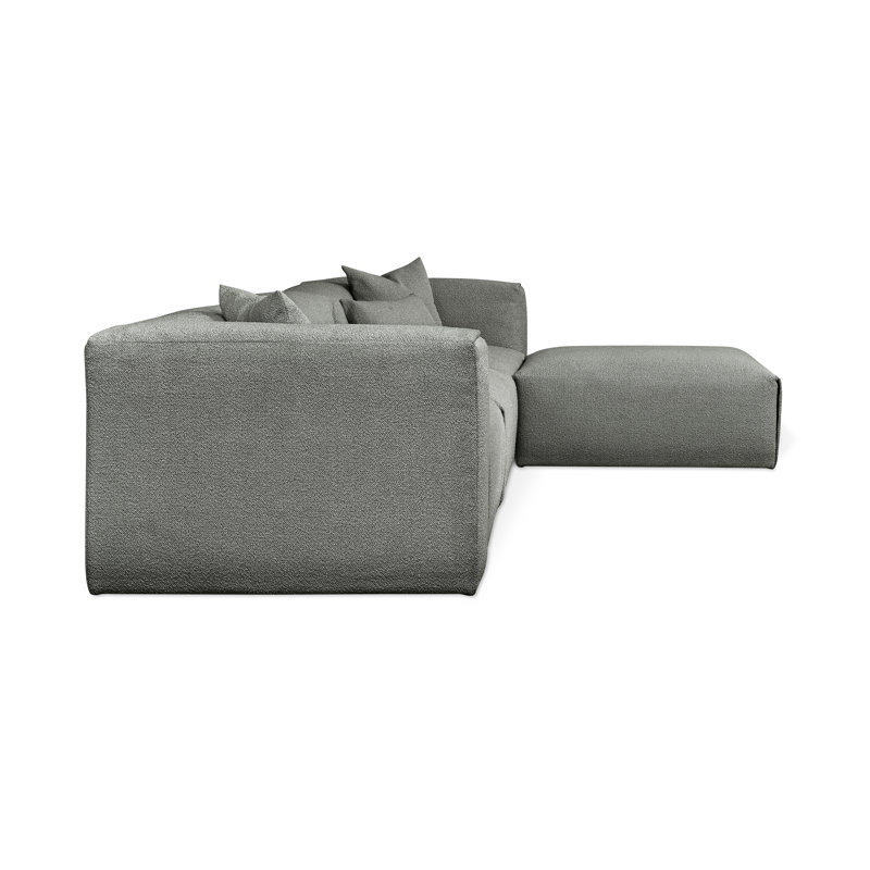 Nest Modular Sectional, Scoria Boucle
