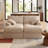 Boneless 70.8"W Oversized Corduroy Sectional Loveseat with Pillow Topped Arms, 4-Piece Modular Sleeper Sofa with 2 Ottomans, Under-Seat Storage & 2 Pillows for Living Room, Easy Assembly-503002675