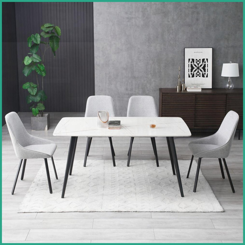 Mid Century Modern Coffee Table &amp; Sideboard Combo – Space-Saving Wood &amp; Stainless Steel Storage for Living Room