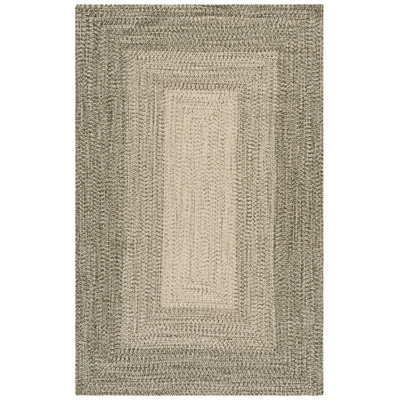 Tapis d'intérieur / extérieur tressé à la main tressé à la main à motif géométrique 220