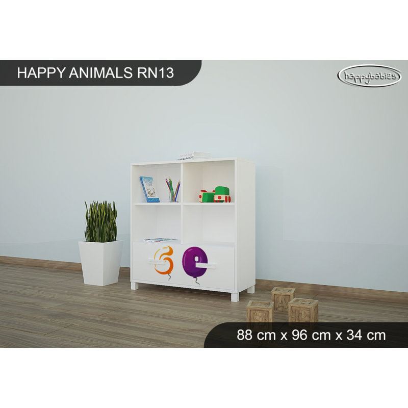 88cm W Kids Cube, White